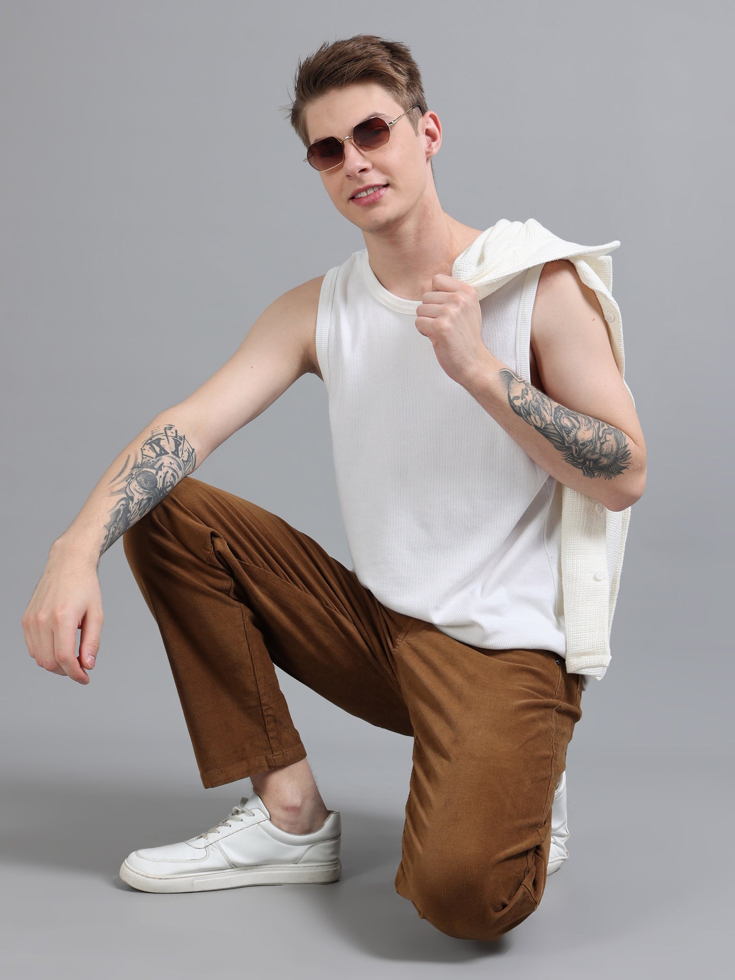 Corduroy Mens Khaki Pants