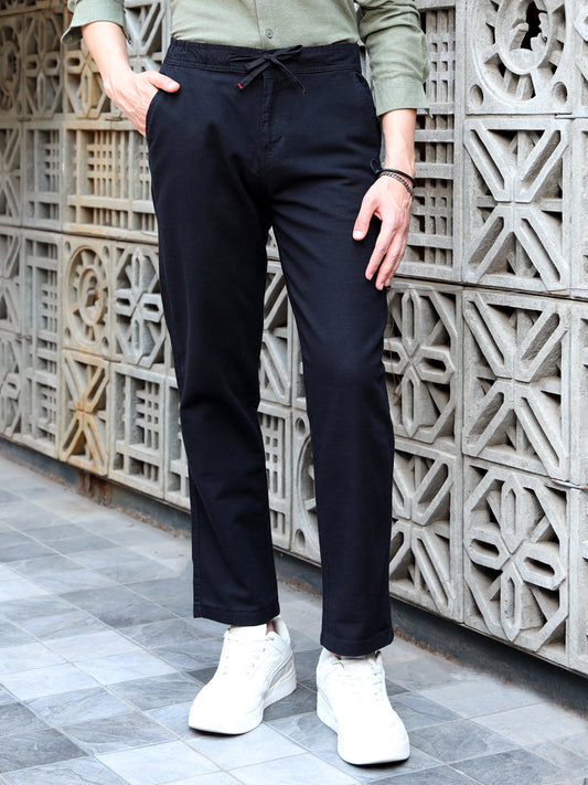Navy blue BreezeCotton Linen Trousers
