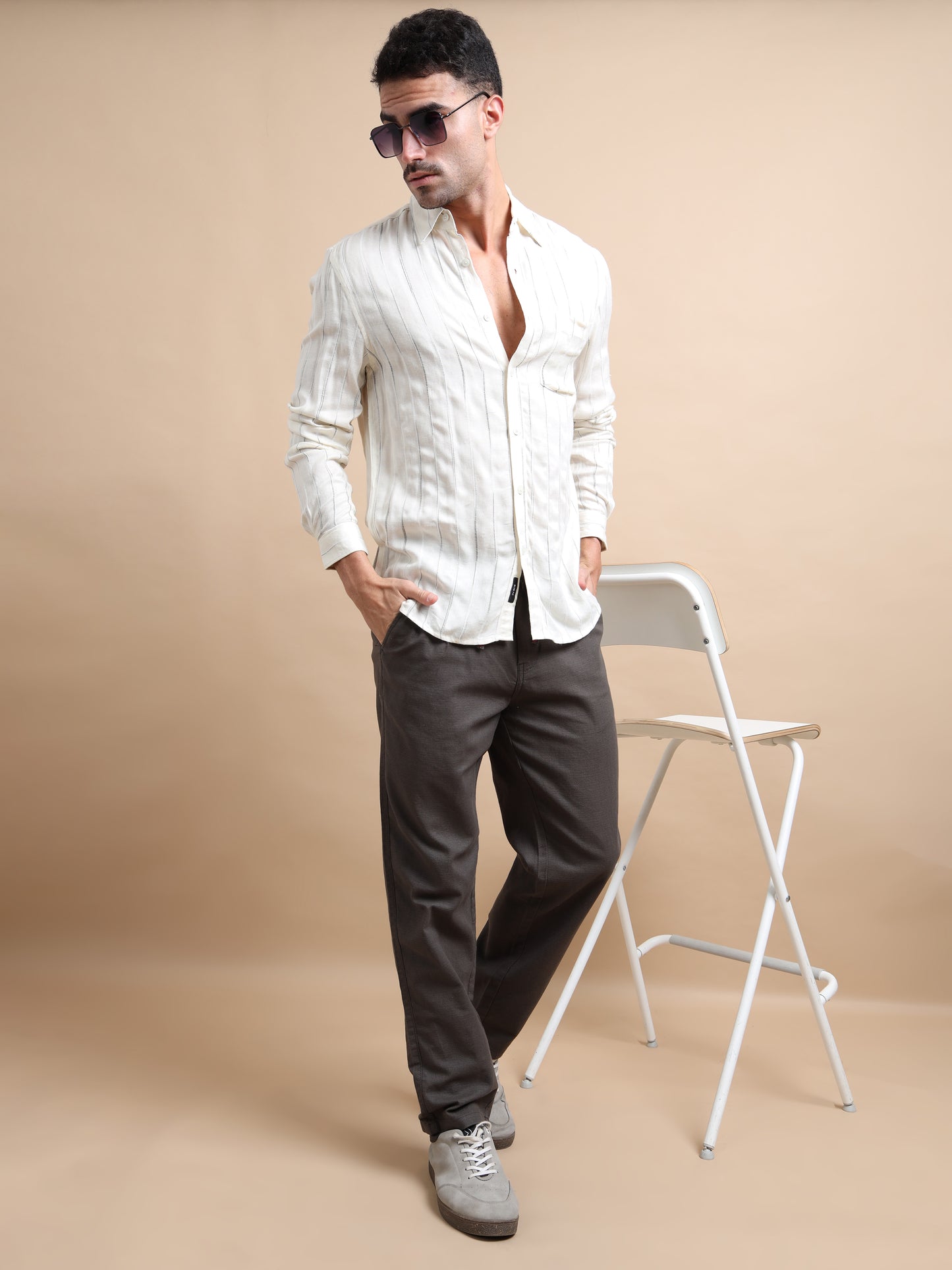 Vampire Elite Mens Grey Trousers