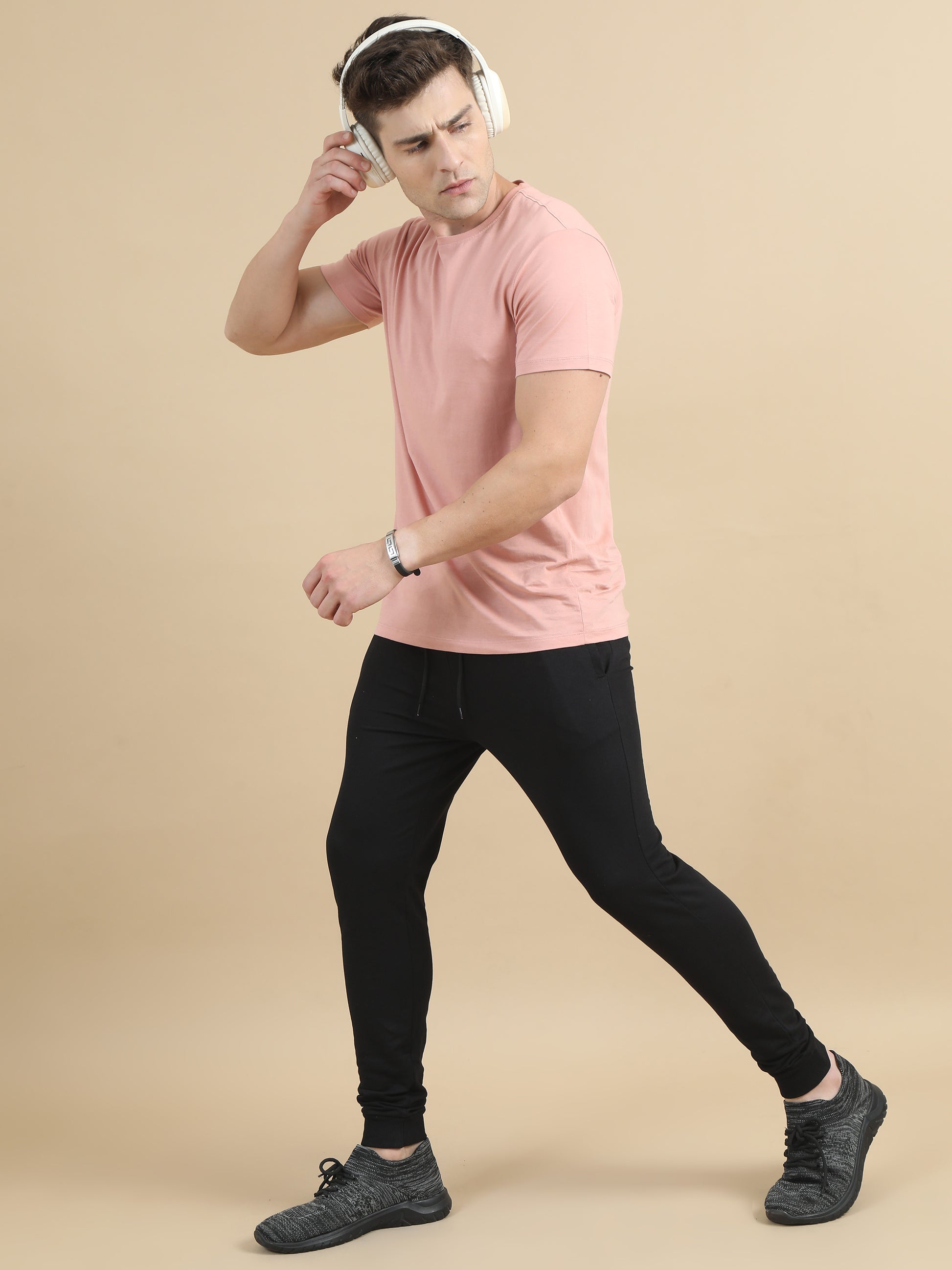 Mens Black Joggers Pant