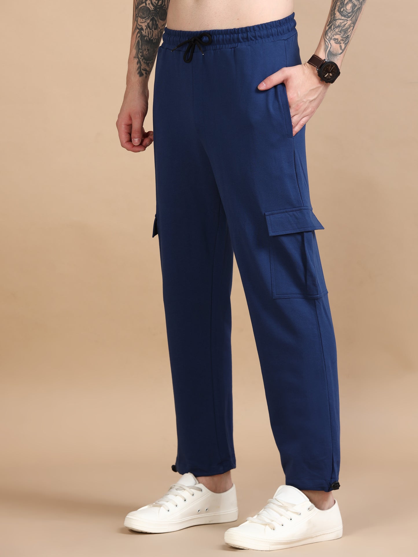 Navy Mens Cargo Pants