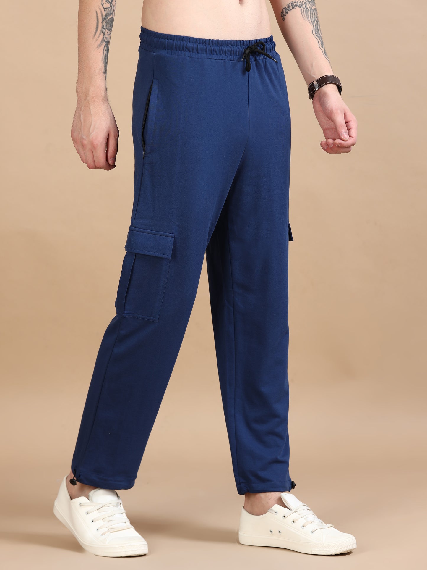 Navy Mens Cargo Pants